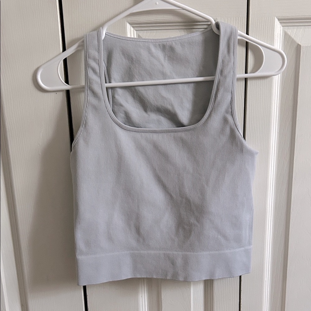 DSG Gray Ribbed Tank